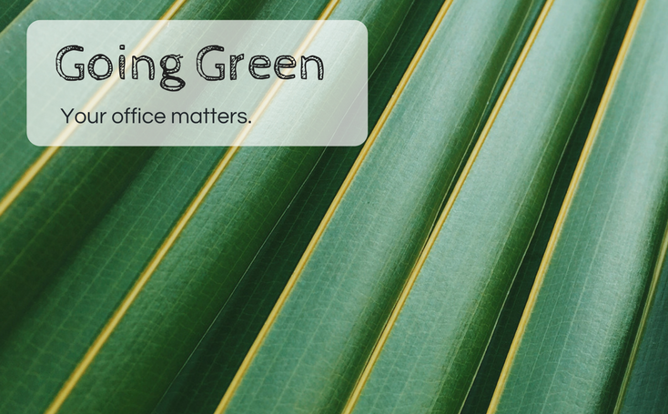 Going Green -- Your Office Matters
